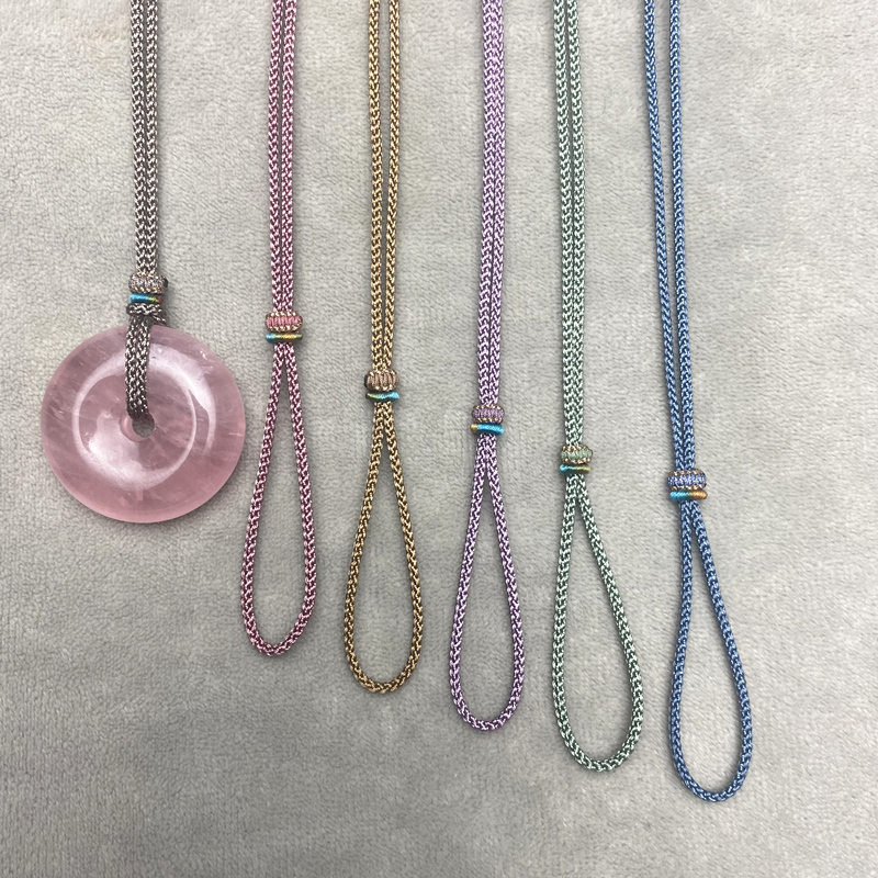 手工编织吊坠挂绳平安扣项链绳玉佩可调节男女简约挂脖翡翠蜜蜡,淘宝优惠券,粉丝福利购,淘宝优惠卷