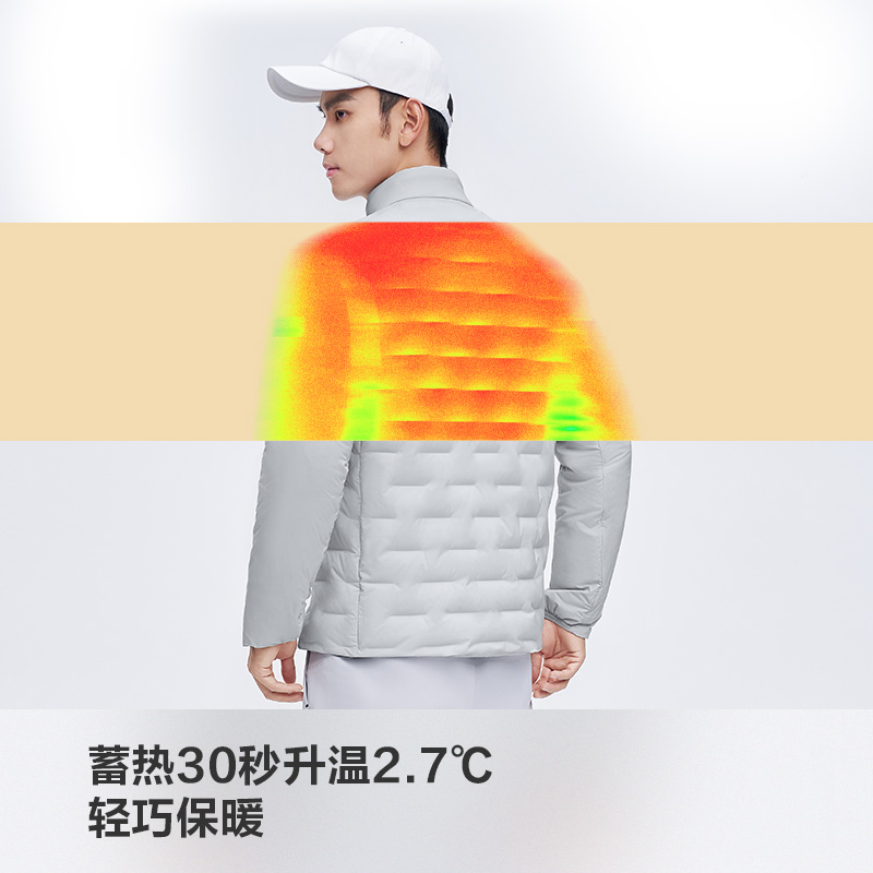 【鹅绒】波司登春秋新款高端轻暖男士羽绒服户外运动品质立领保暖