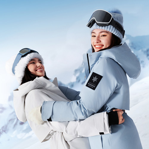 波司登2025新款冬季派克羽绒服女冰雪运动保暖连帽户外收腰显瘦 - 图1