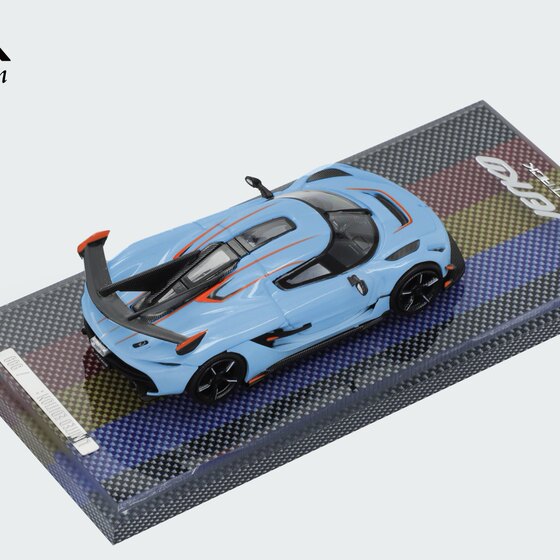Koenigsegg Jesko Attack large rear wing version full carbon HKM 1 64 simulated alloy car model