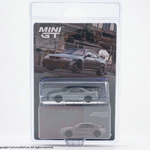 MINIGT 1:64 日产尼桑Skyline GT-R R33 Dark Metal合金汽车模型 - 图3