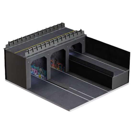 YOU CAR 1 64 City ramp, viaduct, highway culvert, simulated car scene decoration with lighting