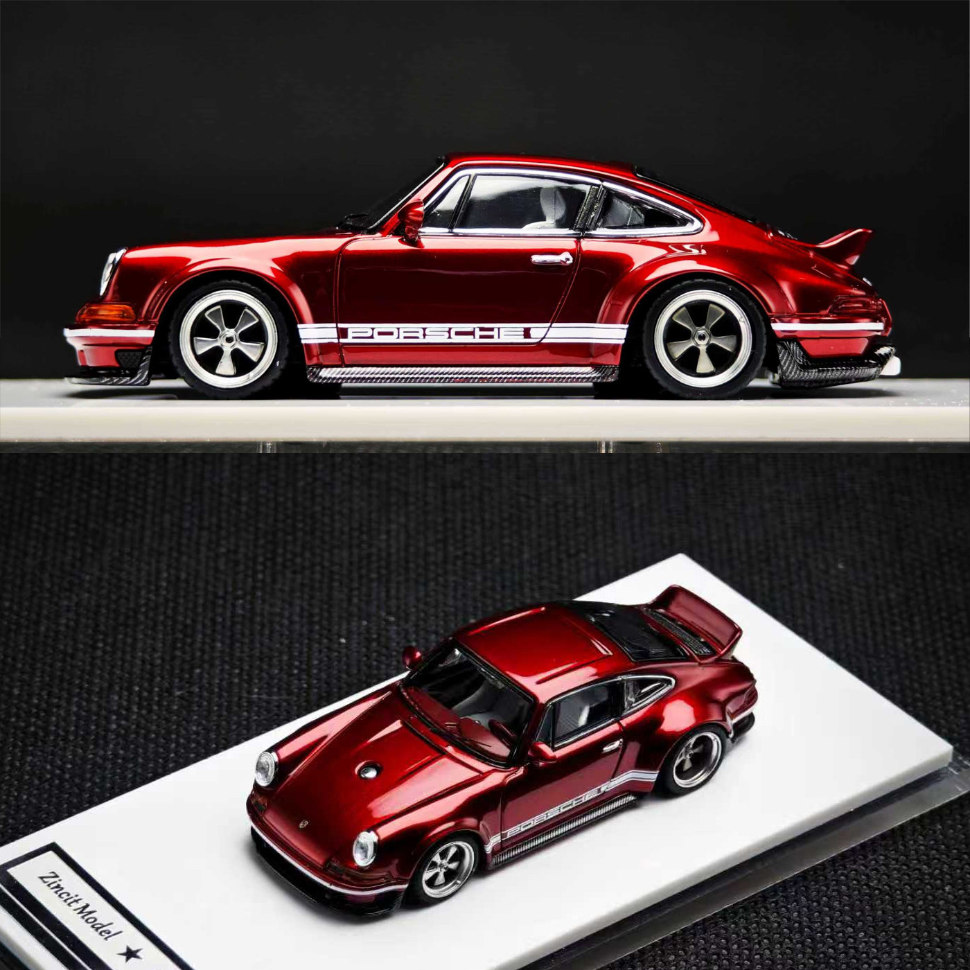 Zincit model 1:64 保时捷 911 singer Coupe DLS 紫色 合金车模,淘宝优惠券,粉丝福利购,淘宝优惠卷