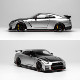 MH 1 18 Nissan GT-R NISMO R35 Special Edition 2022 Carbon Cover Alloy Full Open Car Model