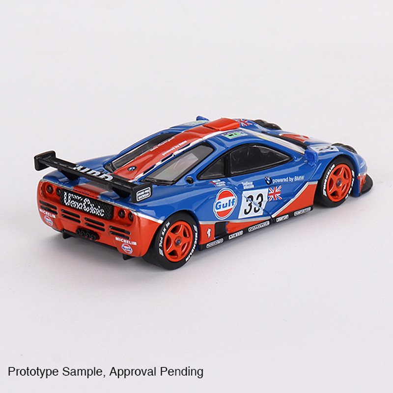 MINIGT 1:64 1996迈凯伦 McLaren F1 GTR#33勒芒合金汽车模型-图2