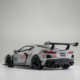 Corvette C8 ZR1 LBWK wide body modified combat gray FM 1 64 alloy car model
