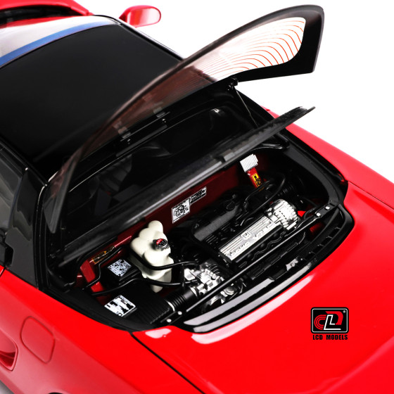 LCD original factory 1 18 Honda NSX NA1 MK1 first generation national treasure sports car flip-up alloy car model