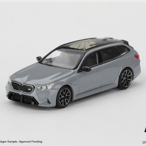 MINIGT 1:64 宝马BMW M5 Touring G99 瓦罐旅行 1096# 合金车模灰 - 图2