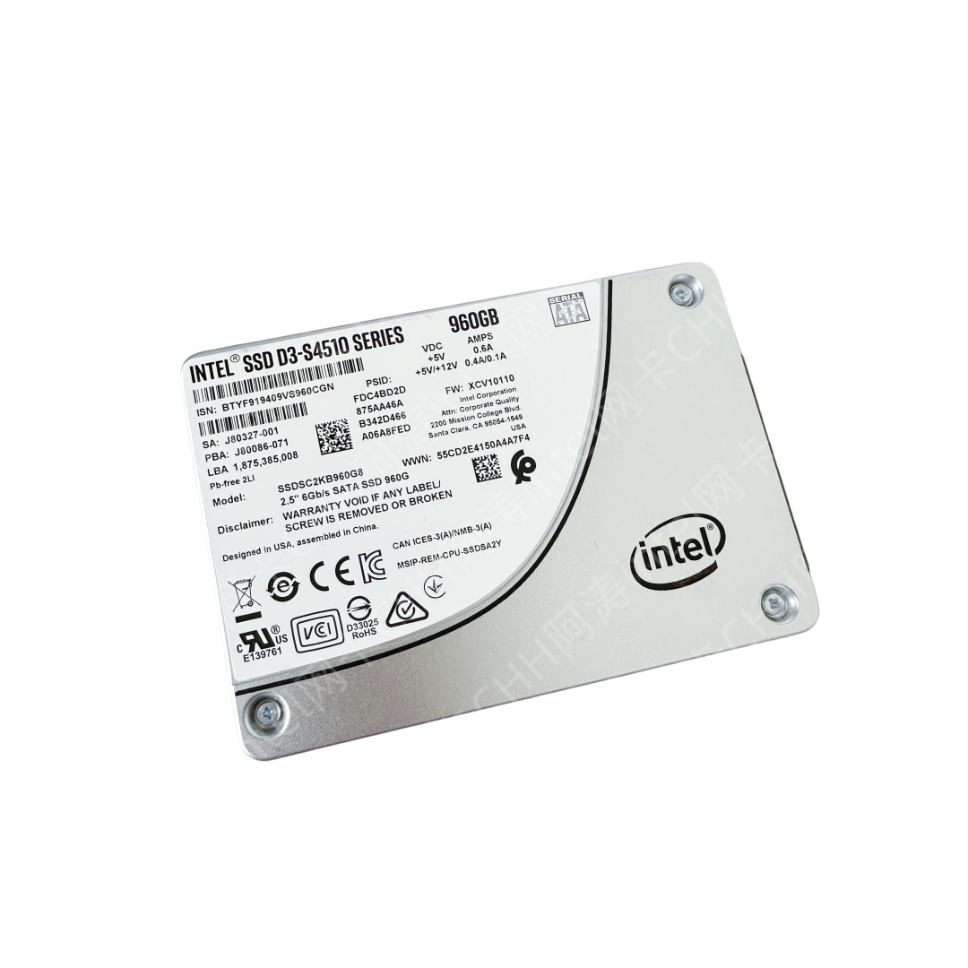 Intel/ 英特尔 S4510 960G sata 企业级 硬盘 固态 SSDSC2KB960G8 - 图1