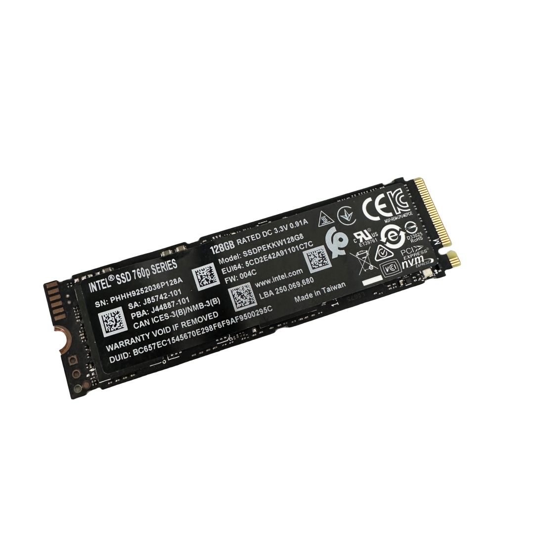 Intel/英特尔 760P 128G 2280 M2 nvme 固态硬盘 系统盘 pcie3.0 - 图0