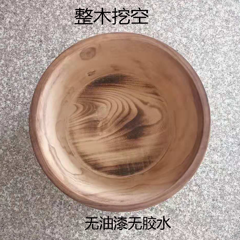 无油漆整木挖泡脚木桶实木洗脚盆足浴桶天然无胶水家用养生熏蒸桶