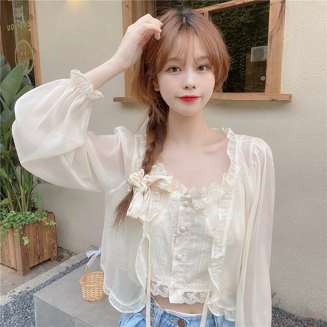 ອອກແບບ niche strappy versatility cardigan ຄໍ V slim