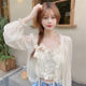 ອອກແບບ niche strappy versatility cardigan ຄໍ V slim