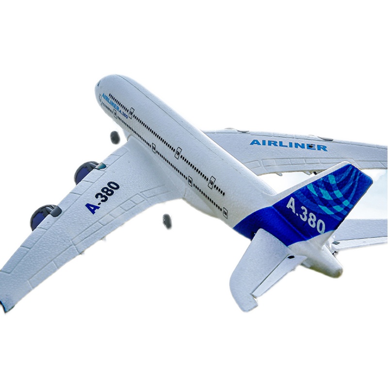 三通道遥控公园校园空客A38E0模型固定翼航模波音747航模入门-图3