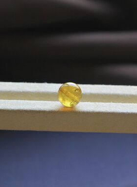 天然碧玺黄碧圆珠隔珠