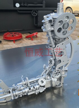 金属机械手工模型摆件不规则墙饰