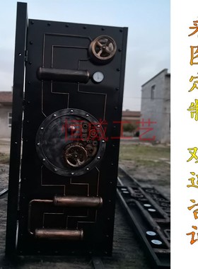 集装箱酒吧隔音门包厢谷仓铁艺门