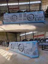 Industrial Wind Iron Art Pure Handmade Luminous Bar Bar Counter Atmosphere Light to Customize Cool Tech Modern