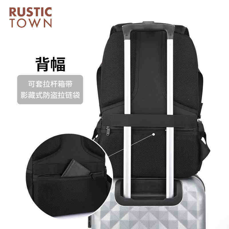 瑞士双肩包大容量休闲商务旅行电脑背包男户外士高中初中学生书包,淘宝优惠券,粉丝福利购,淘宝优惠卷