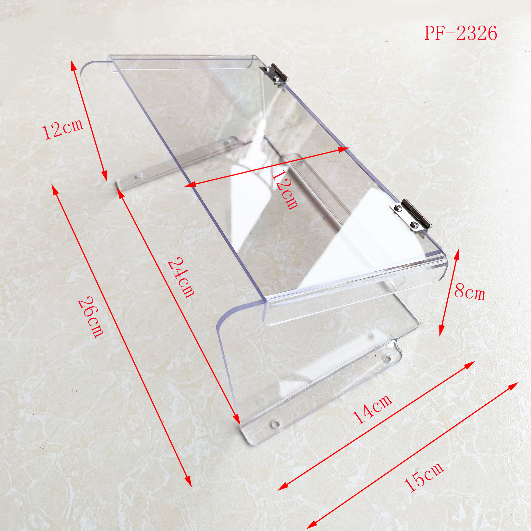 中控iface702考勤机防雨罩遮阳罩防水罩 iFace102门禁防水盒茶色-图1