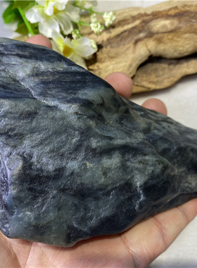 和田玉原石籽料河磨玉手把件把件