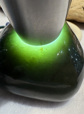 和田玉手把件原石原料析木河磨玉