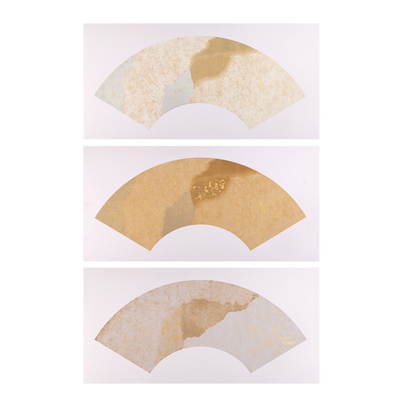 Thickened batik rice paper, soft cardboard and fan surface cardboard, half-cooked small regular script special paper for traditional Chinese painting and calligraphy creation