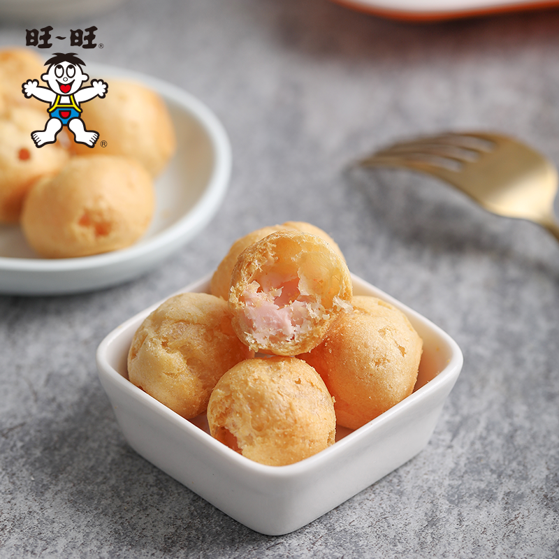旺旺泡芙60g*6组合装威化饼干 旺旺食品威化饼干