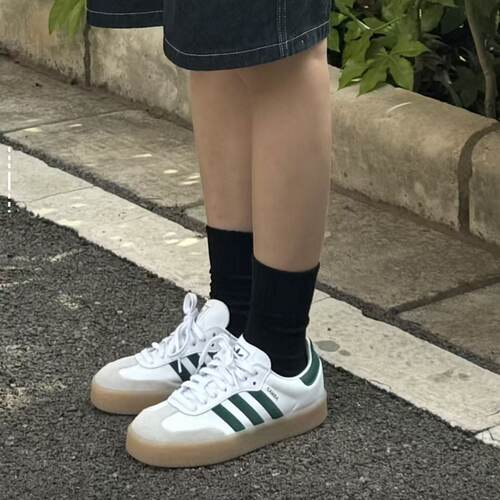 ADIDAS阿迪达斯正品SAMBAE W 时尚百搭运动休闲低帮板鞋 ID0440 - 图1