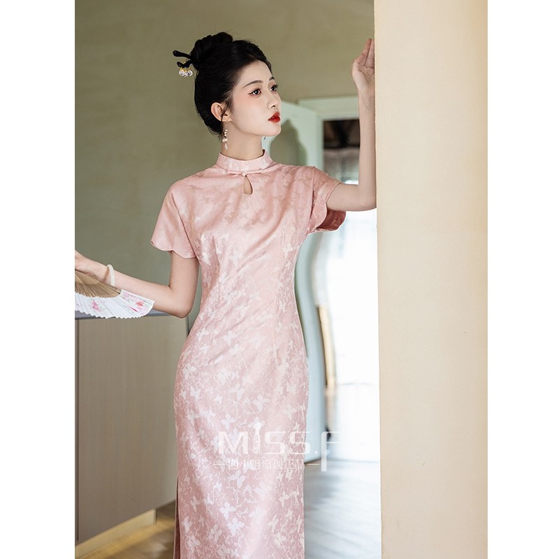 四小姐新中式订婚旗袍礼服裙2024新款夏季改良年轻款少女高级感