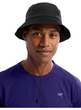 海外代购ARC‘TERYX/始祖鸟男女帽子防泼水透气全檐抽绳户外徒步