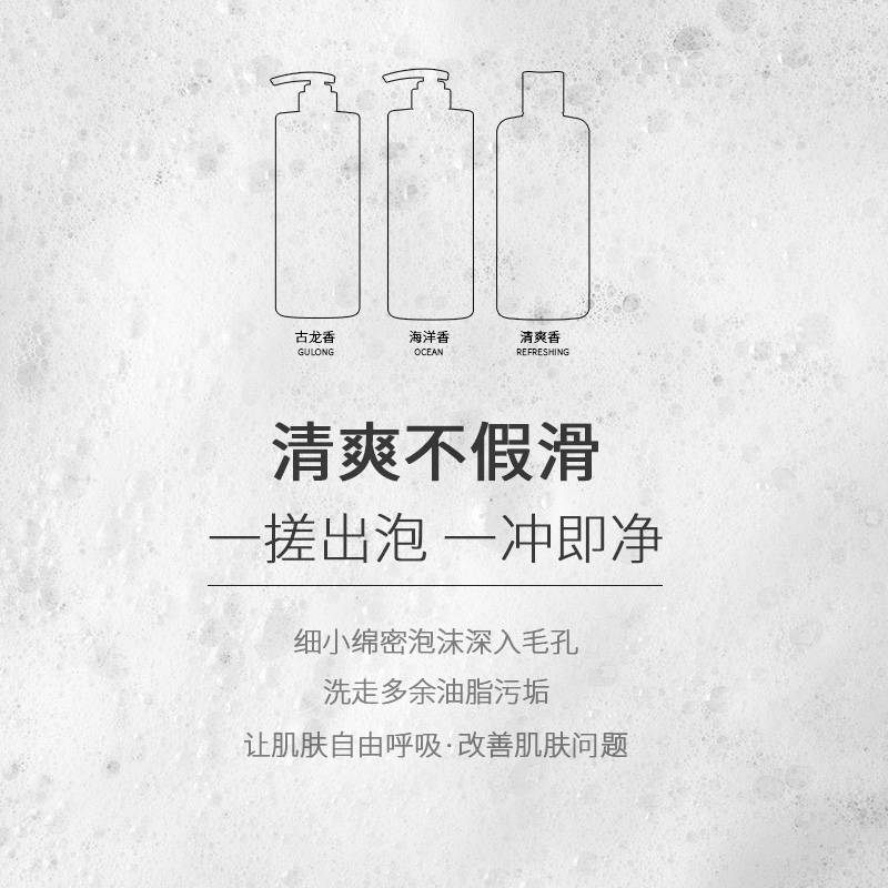 乔治卡罗尔沐浴露男士香水型洗发水 乔治卡罗尔沐浴露