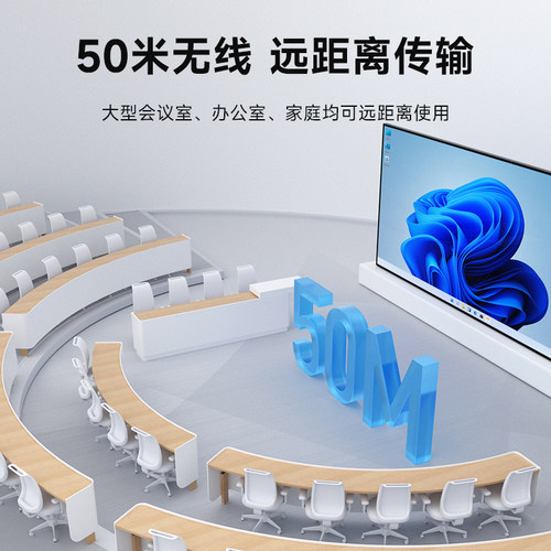 海备思无线投屏器同屏电脑HDMI高清传输连接电视投影仪显示点对点 - 图1