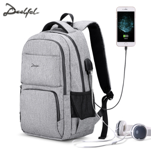 男士简约双肩包