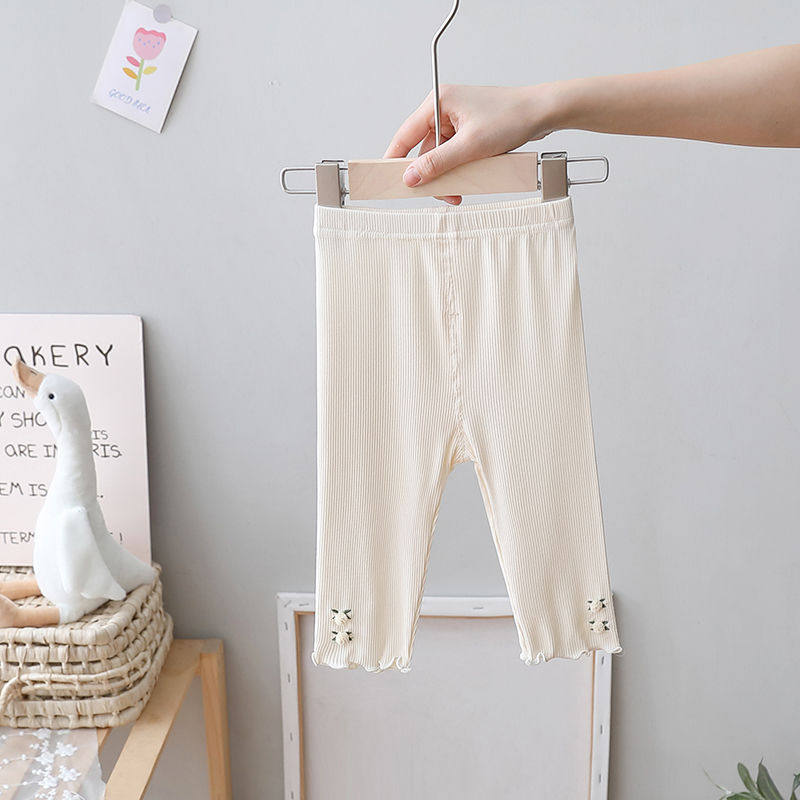 夏季童裤1宝宝莫代尔打底裤5女童洋气薄款七分裤儿童夏款婴儿裤子,淘宝优惠券,粉丝福利购,淘宝优惠卷