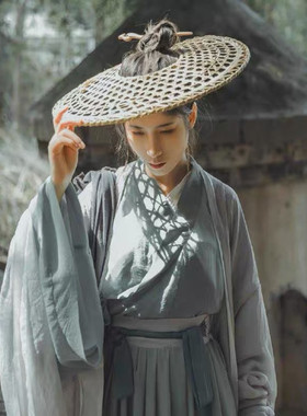 cos古装影视侠女风面纱防晒帽子