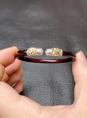 西藏天然正品鸡血藤手镯