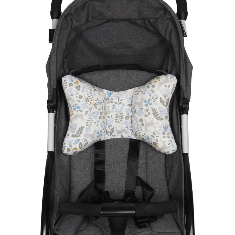 婴儿枕头推车护颈防震棉遛娃神器宝宝蝴蝶靠枕新生儿防偏头定型枕,淘宝优惠券,粉丝福利购,淘宝优惠卷