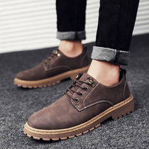 2022 Summer new mens boots Low to help 100 hitch Martin Shoes Man Tide Boots Short Boots Black (Fashion) 39