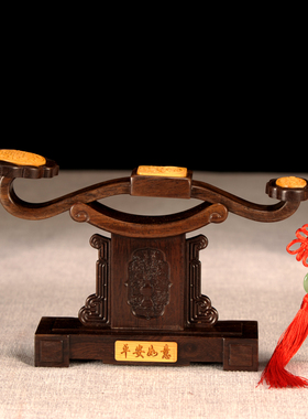 平安如意开业摆件木质工艺品