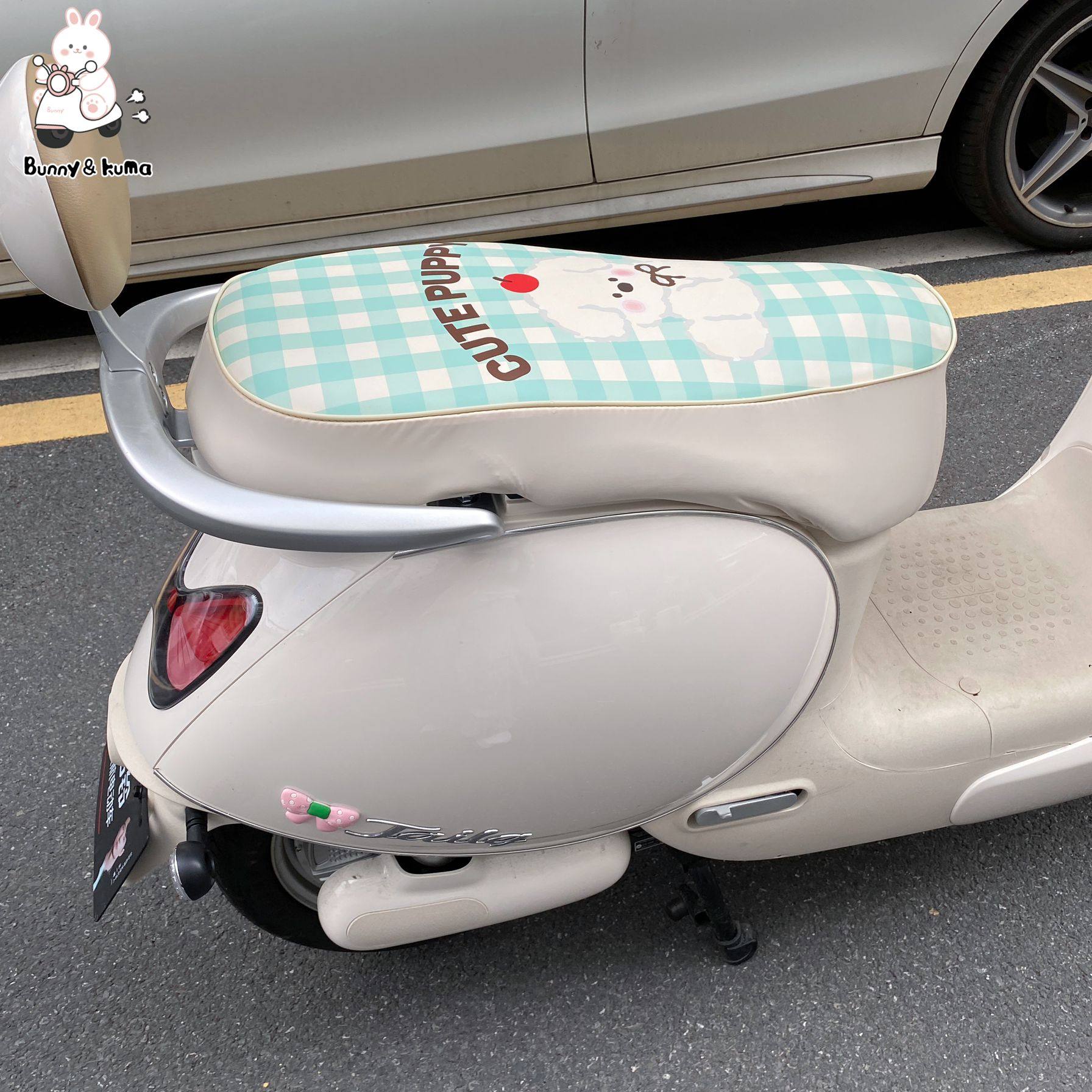 适用于台铃蝴蝶超能6座椅保护套电动车皮革座套防水防晒防刮坐垫,淘宝优惠券,粉丝福利购,淘宝优惠卷