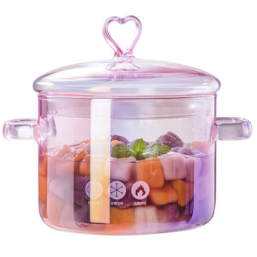 煮水果茶的专用小锅电陶炉明火热红酒料锅玻璃锅器皿煮锅容器 - 图3