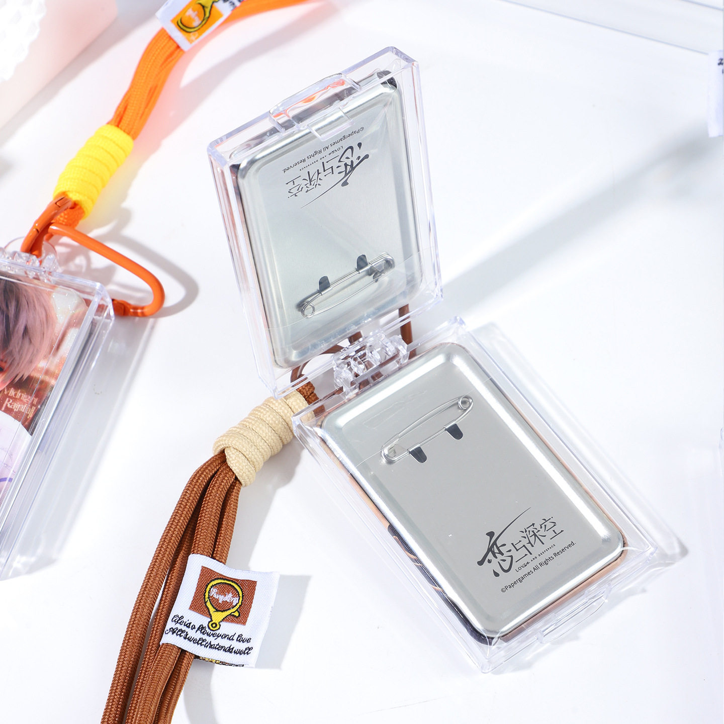 大方吧唧收纳盒长方形谷子挂件盒徽章外出透明塑料包挂桌面展示盒,淘宝优惠券,粉丝福利购,淘宝优惠卷