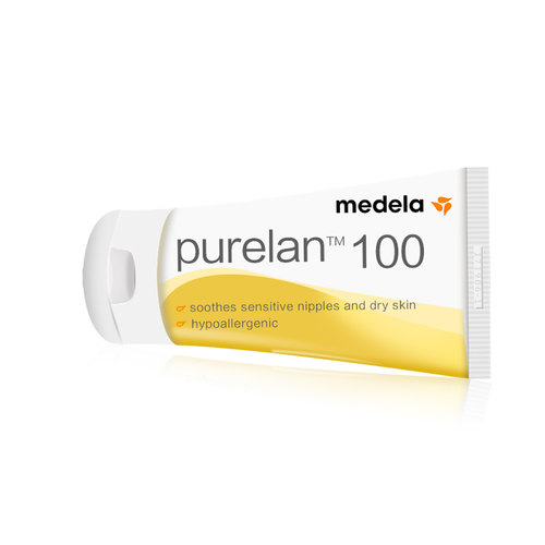 瑞士原装进口 美德乐Medela 乳头龟裂膏 纯羊脂膏  37g - 图1
