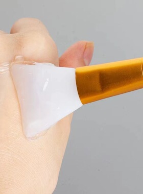 硅胶面膜刷清洁脸部涂抹泥膜水疗扇型刷子美容院专用刮铲挖勺工具