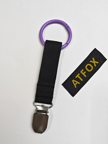 ATFOX原创便携轻便防丢帽子夹玩偶挂扣玩偶挂玩防丢绳挂饰包挂绳 - 图2