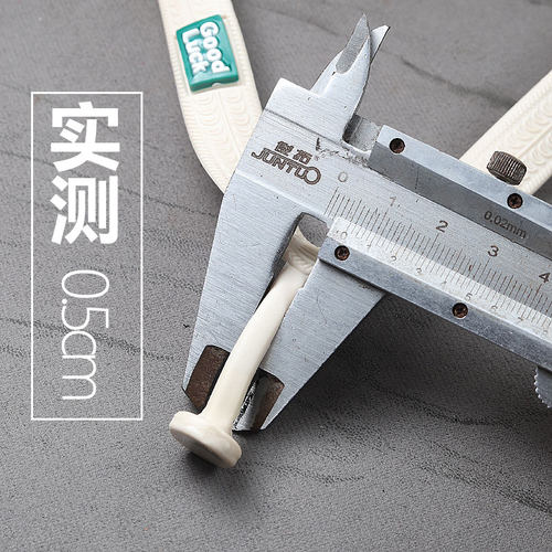 人字拖鞋带子配件男女通用橡胶防滑耐磨夹脚沙滩凉拖鞋替换固定扣 - 图3