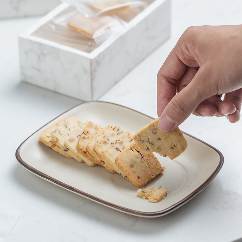 枣叔的店山药椰蓉松子杏仁手作代餐饼干礼盒健身零食伴手礼食品 - 图2