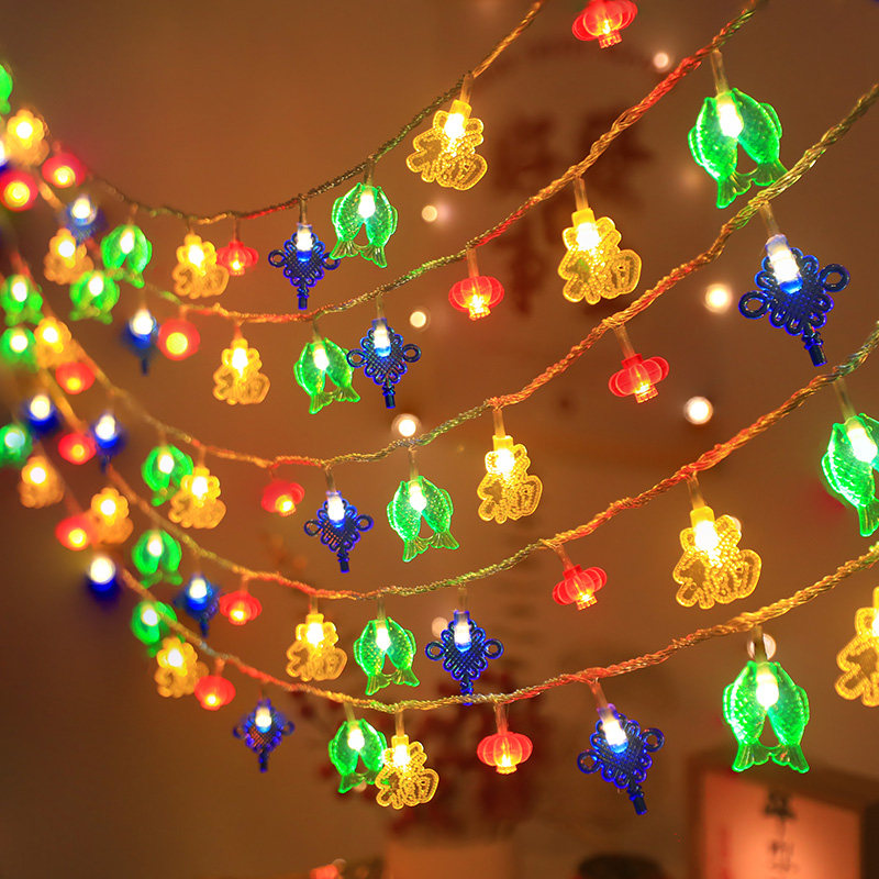 2026新年装饰灯福字灯笼灯过年彩灯闪灯串灯元宵元旦春节氛围灯,淘宝优惠券,粉丝福利购,淘宝优惠卷