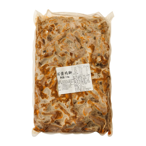 港式酱味凤爪广式酒楼早茶点心冷冻半成品茶楼鼓汁凤爪商用整箱 - 图3